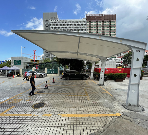 What are the advantages of membrane structure carports