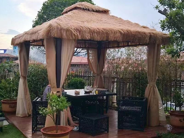 Straw pavilion