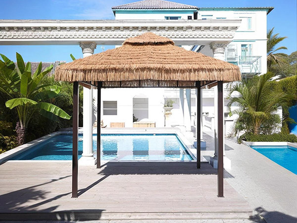 Straw pavilion