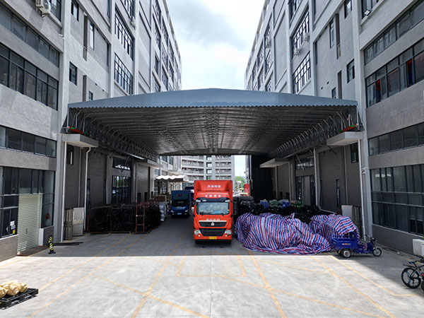 Electric retractable canopy