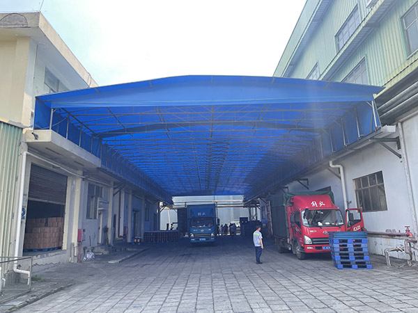 Electric retractable canopy