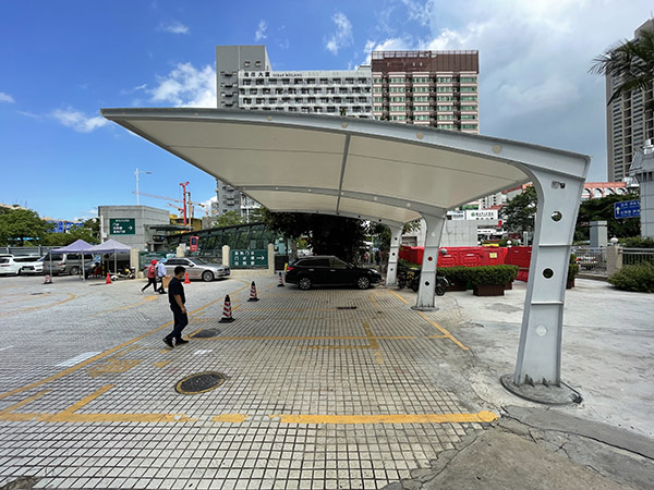 Membrane structure carport