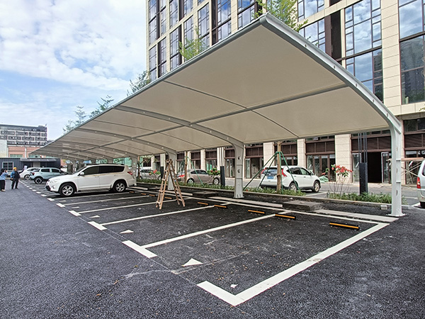 Membrane structure carport