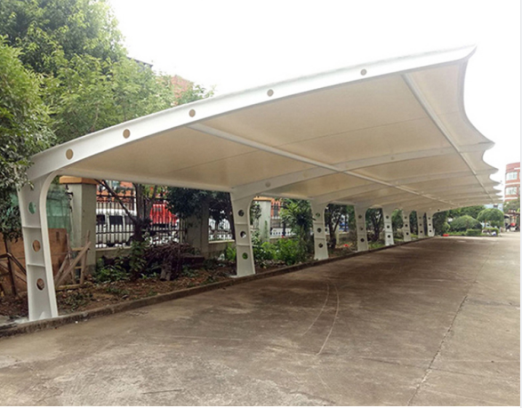 Membrane structure carport