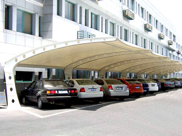 Membrane structure carport