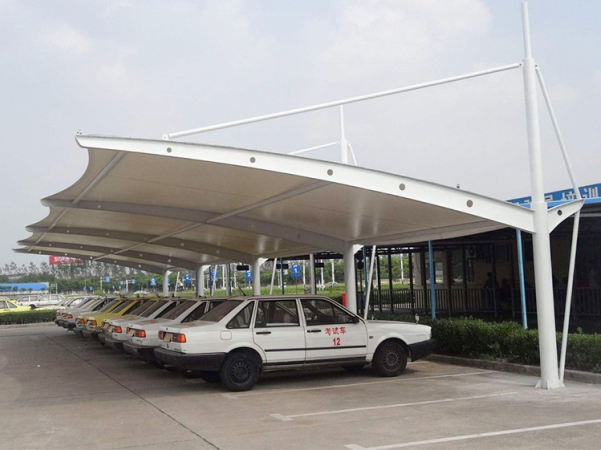 Membrane structure carport