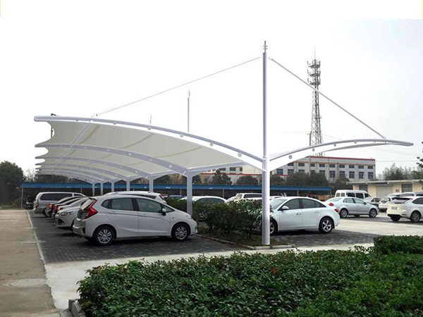 Membrane structure carport