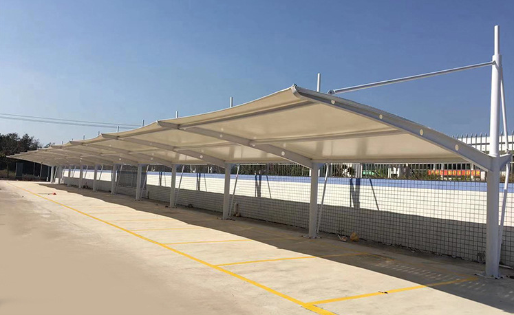 Membrane structure carport